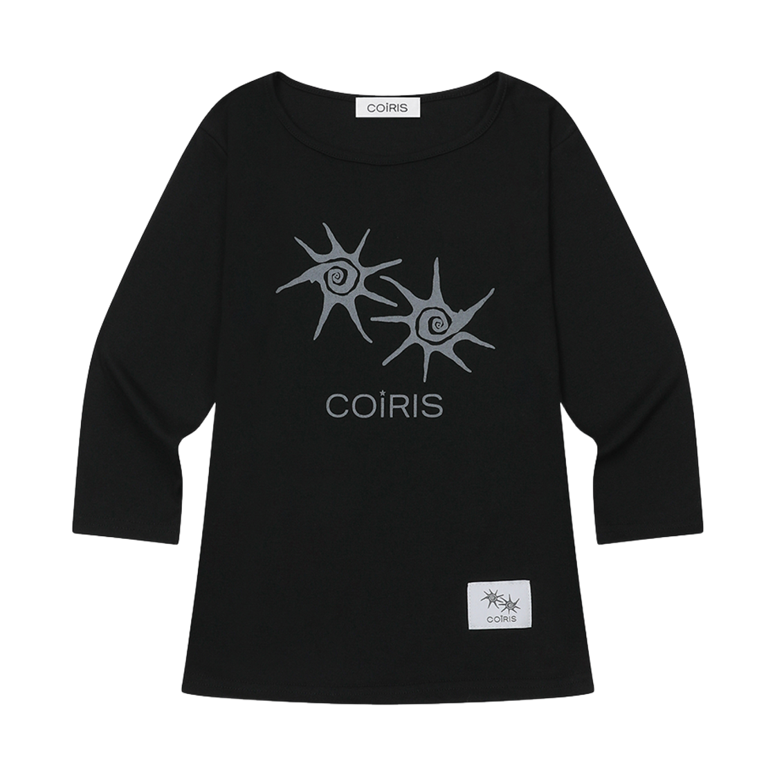 C-P00000EM Coiris Rean Sleeve T Black