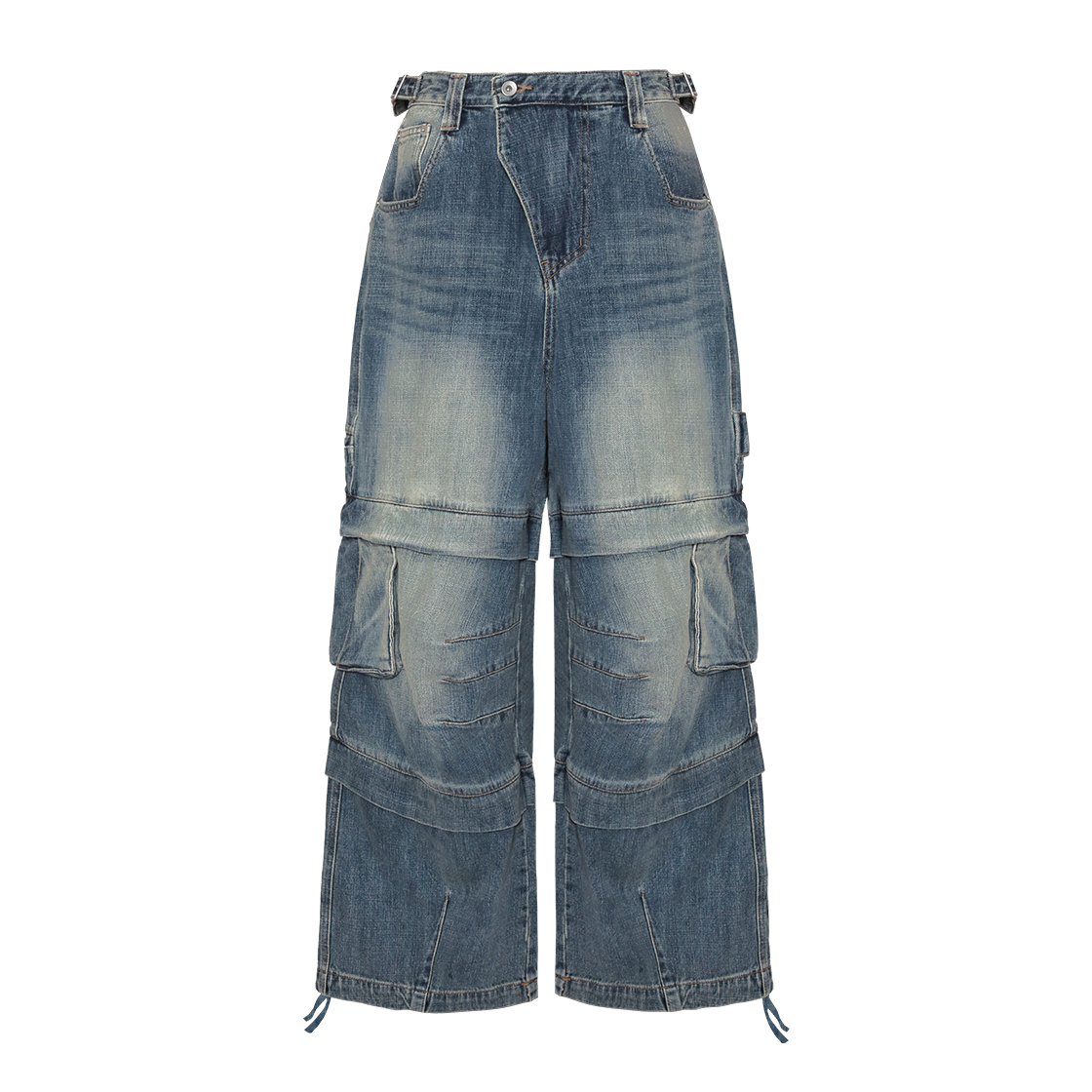카미엔 타이탄 배기 데님 팬츠 블루(Kamien Titan Baggy Denim Pants Blue)