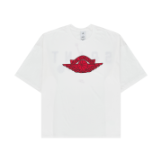 Jordan x Saint Mxxxxxx S/S T-Shirt White University Red (FV4716-100)