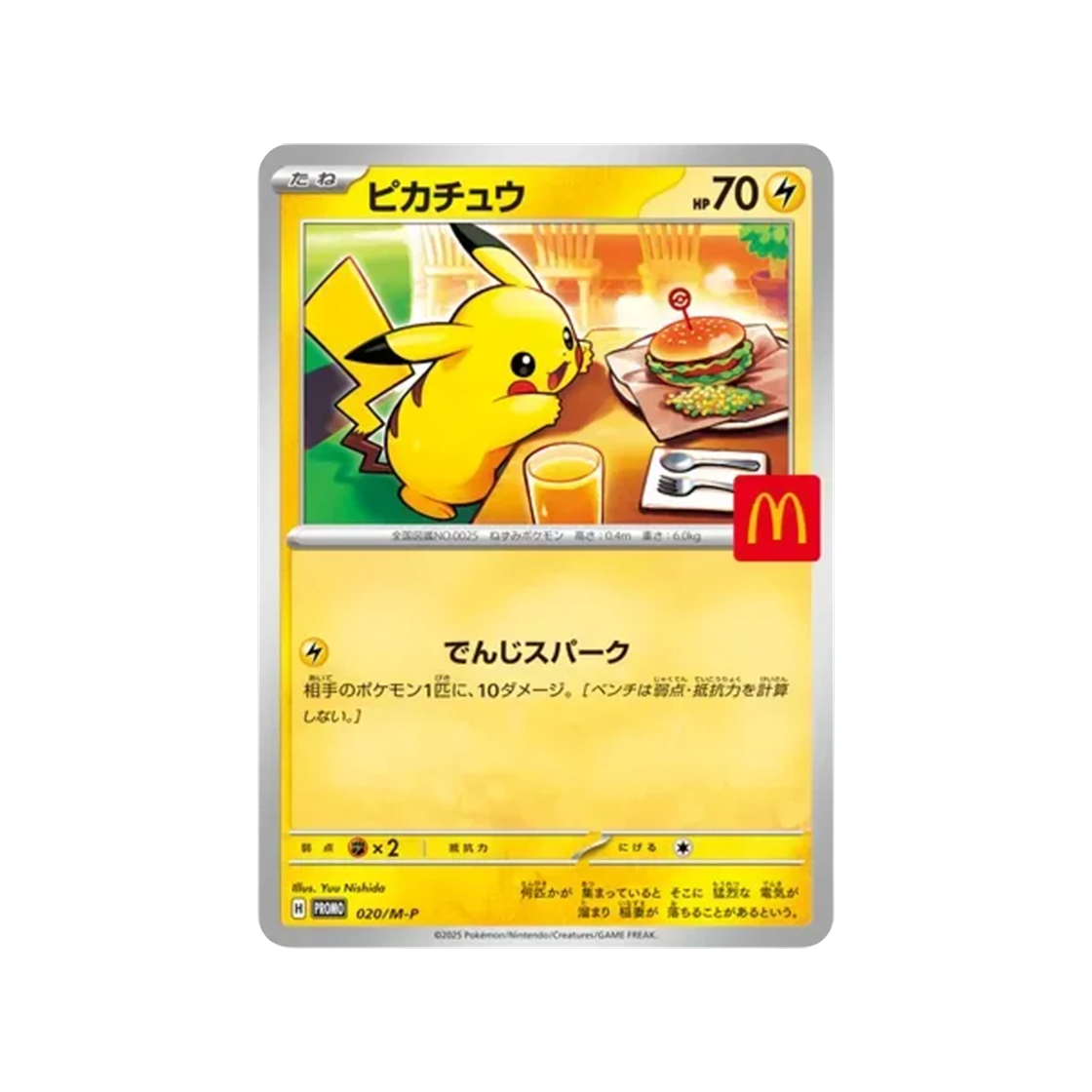 포켓몬 TCG 피카츄 P 메가 에볼루션 프로모카드 (일어판)(Pokemon TCG Pikachu P Mega Evolution Promos (Japanese Ver.))