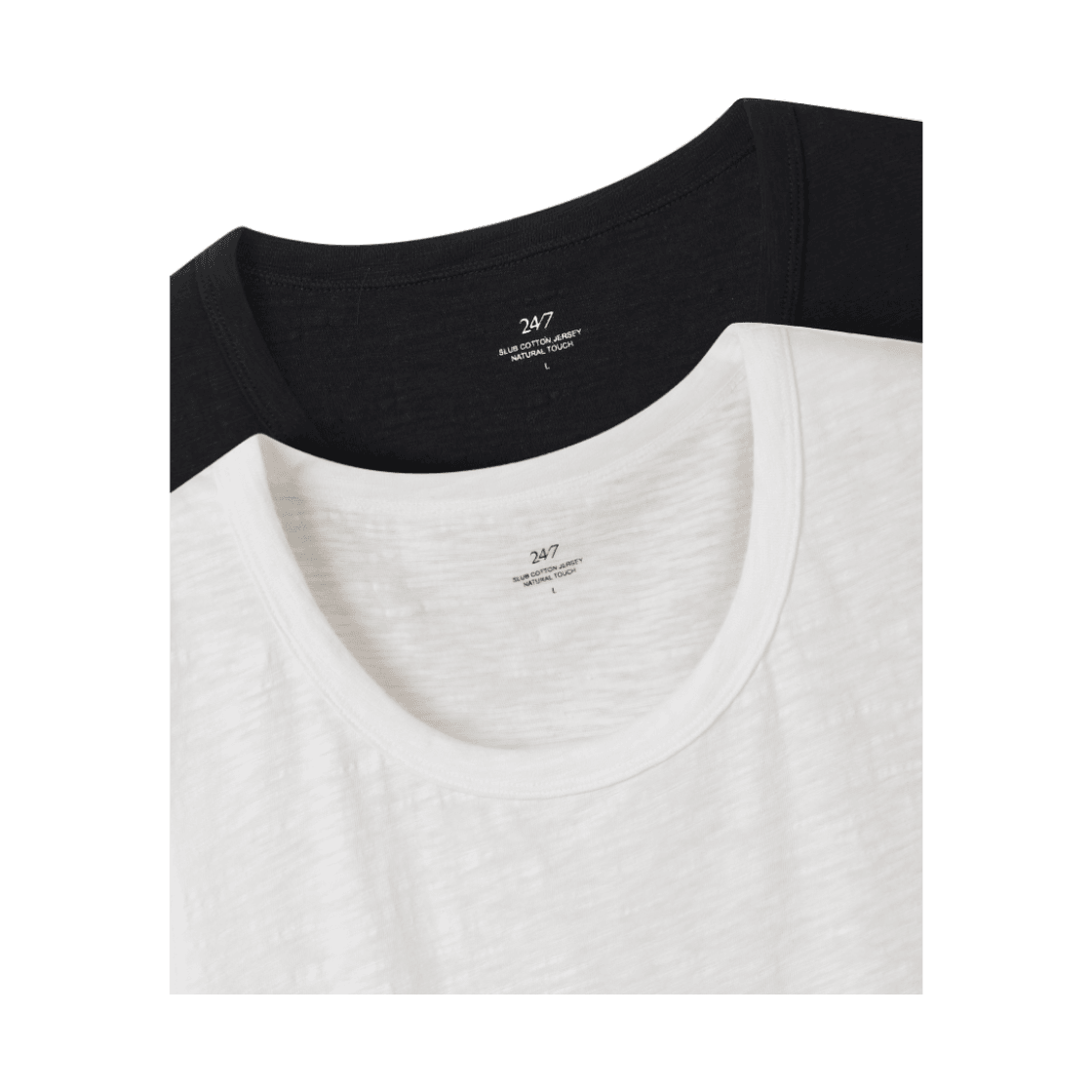 24/7 시리즈 2팩 20수 슬럽 슬리브리스 티셔츠 멀티(24/7 series 2PACK 20'S Slub Tee Multi) - 3