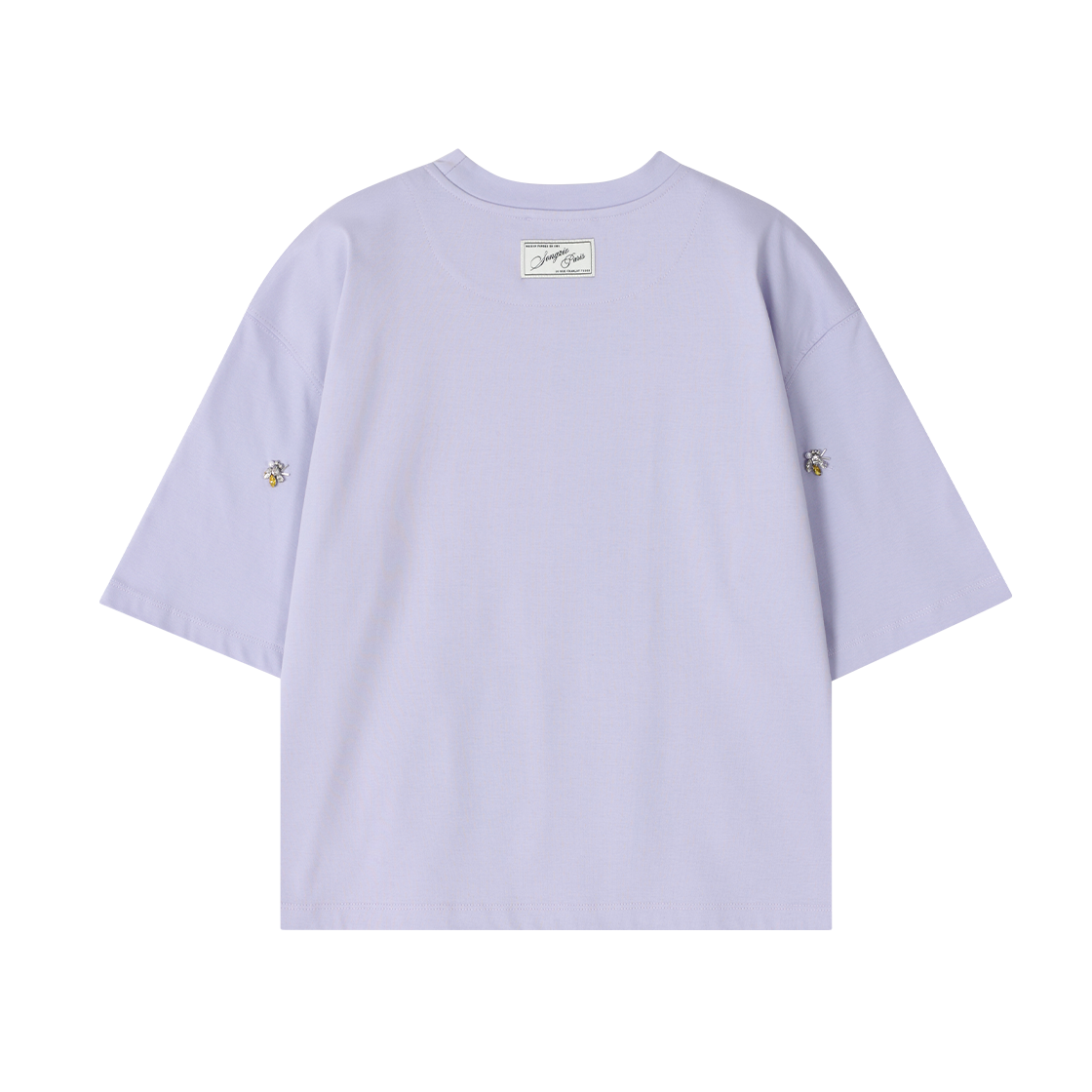 (W) 송지오 파피용 크롭 티셔츠 라벤더((W) SONGZIO Papillon Crop T Shirt Lavender) - 2