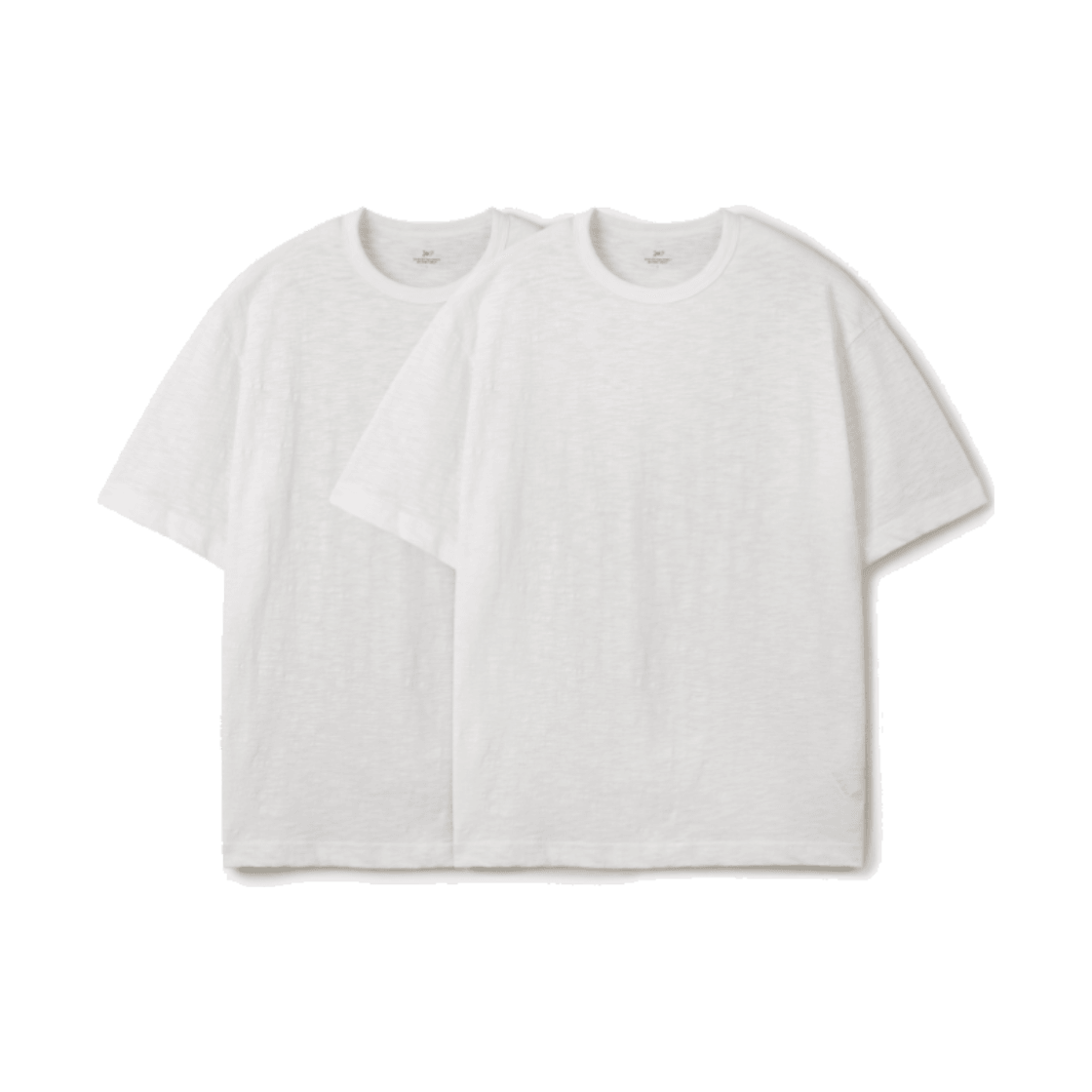 24/7 시리즈 2팩 20수 슬럽 티셔츠 화이트(24/7 series 2PACK 20'S Slub Tee White) - 2