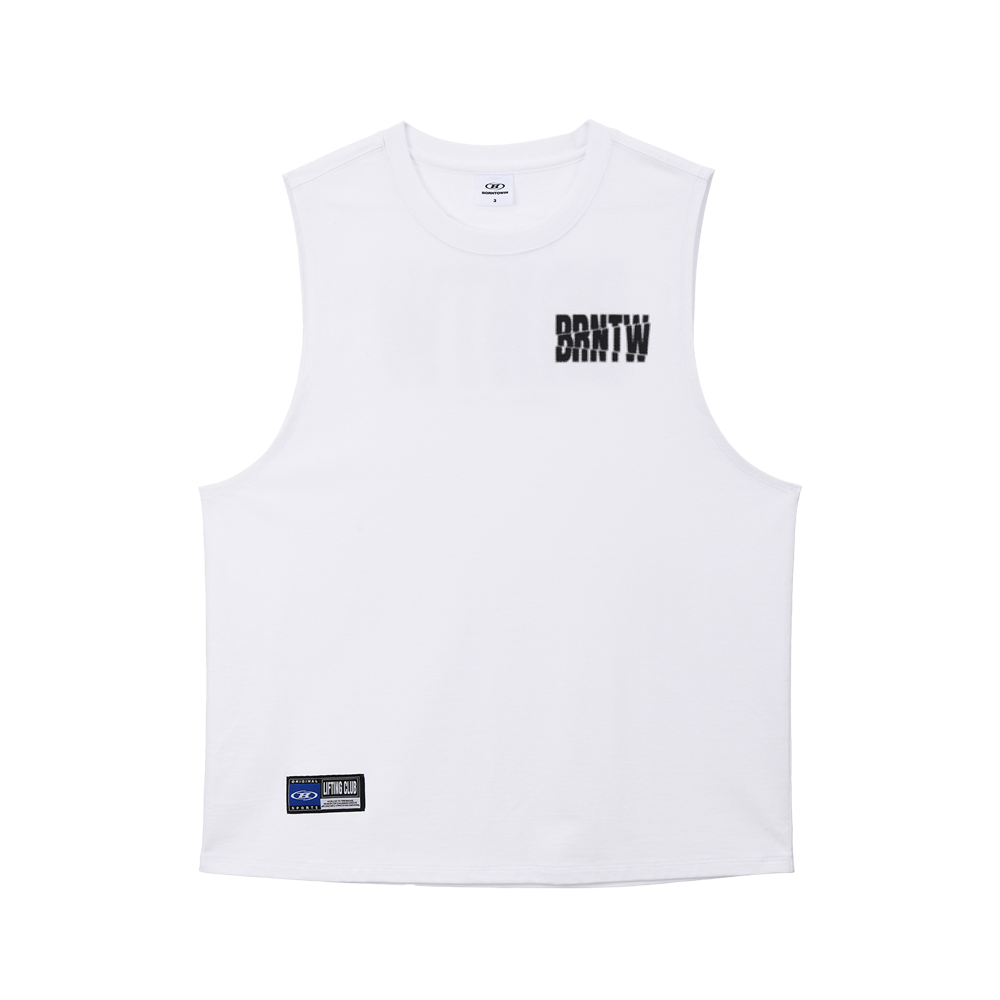 BH2MXT219WH BORN TO WIN Brntw Halftone Sleeveless White