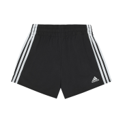 (W) Adidas 3-Stripes Woven Shorts Black - KR Sizing