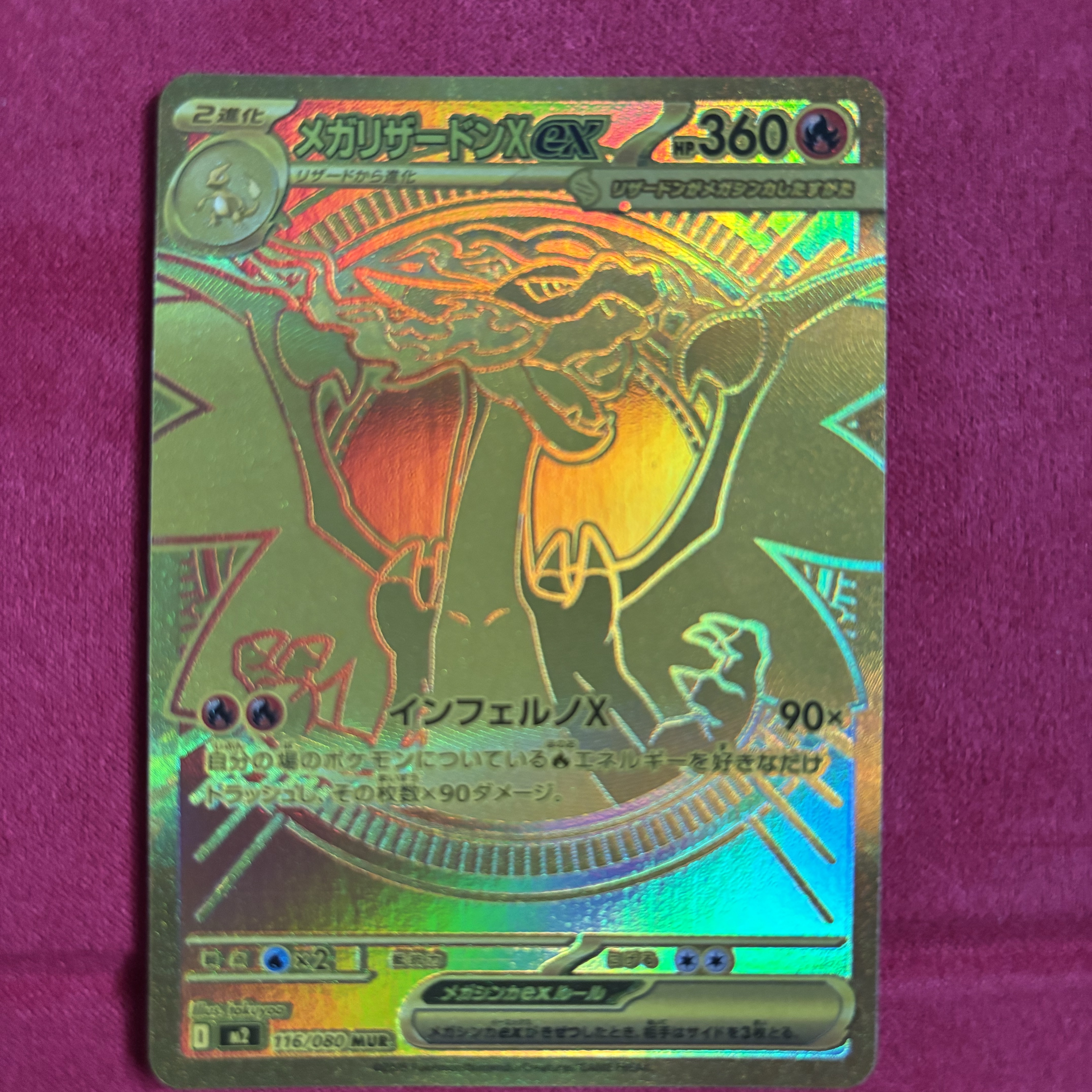Pokemon TCG Mega Expansion Pack Inferno X Box (Japanese Ver.) 착용 스타일