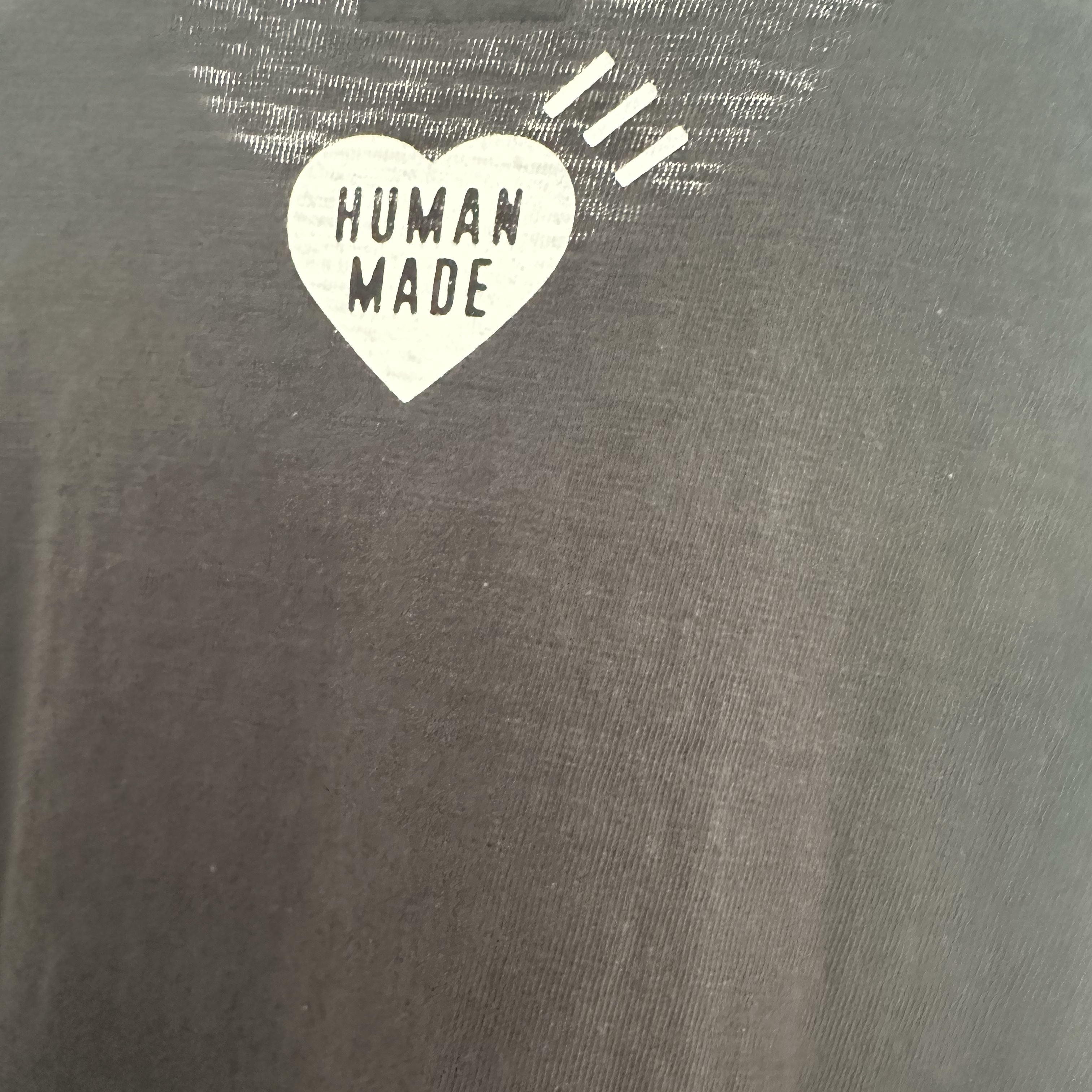 Human Made Graphic T-Shirt Black 착용 스타일 - 2