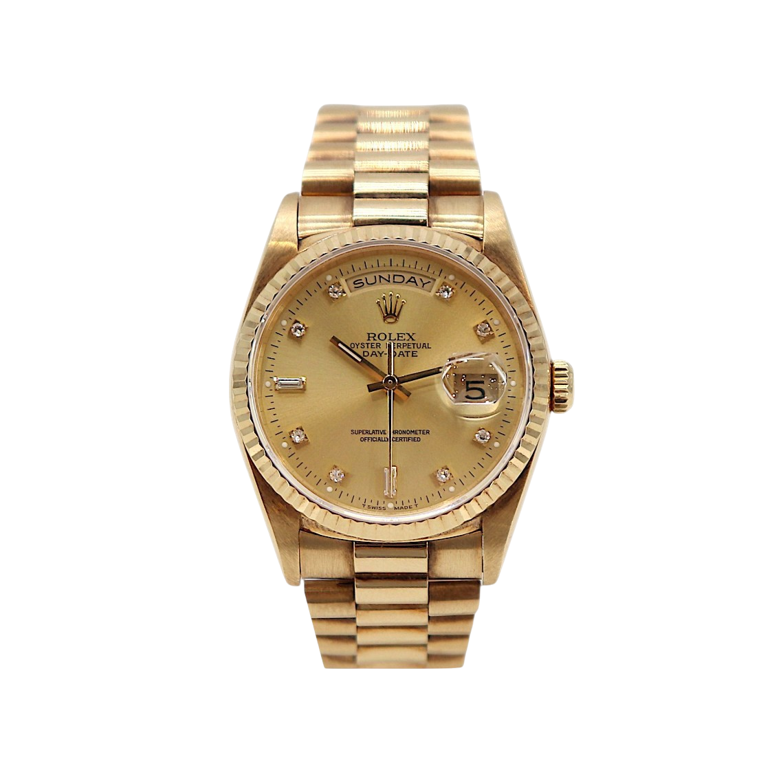 롤렉스 데이데이트 금통 10P 36MM 18238(Rolex Day-Date Gold 10P 18238)