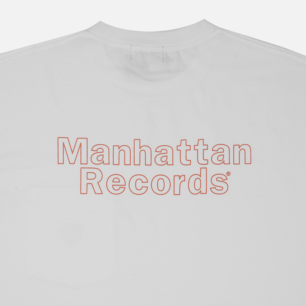 맨하탄 레코즈 라인 로고 포켓 티 - 화이트(Manhattan Records Line Logo Pocket Tee - White) - 6
