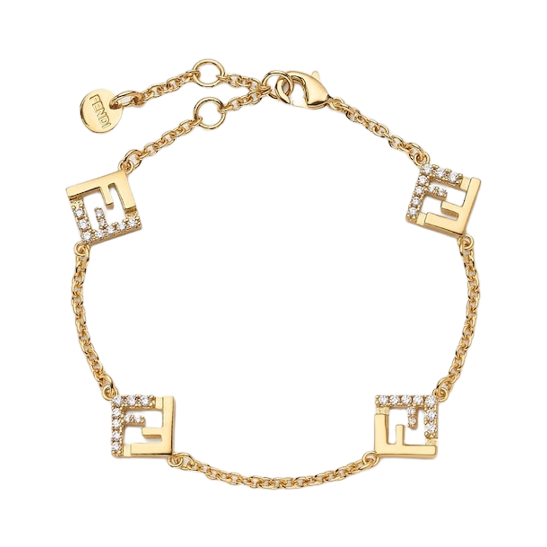 (W) 펜디 포에버 펜디 브레이슬릿 골드((W) Fendi Forever Fendi Bracelet Gold)