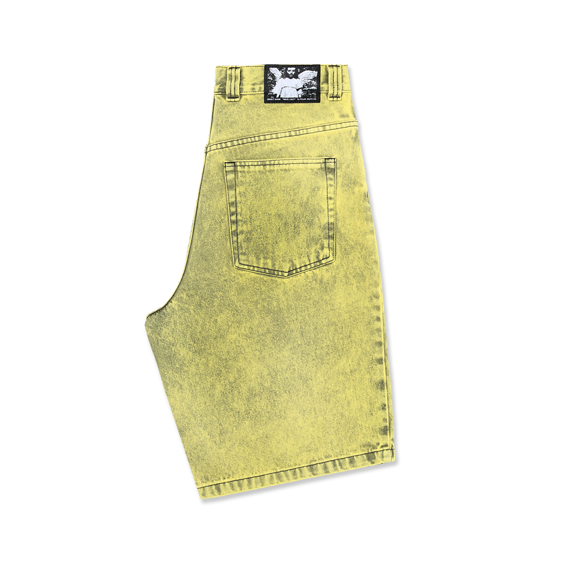 폴라스케이트 빅보이 쇼츠 엔젤 차일드 레몬 블랙(Polar Skate Co. Big Boy Shorts Angel Child Lemon Black) - 3