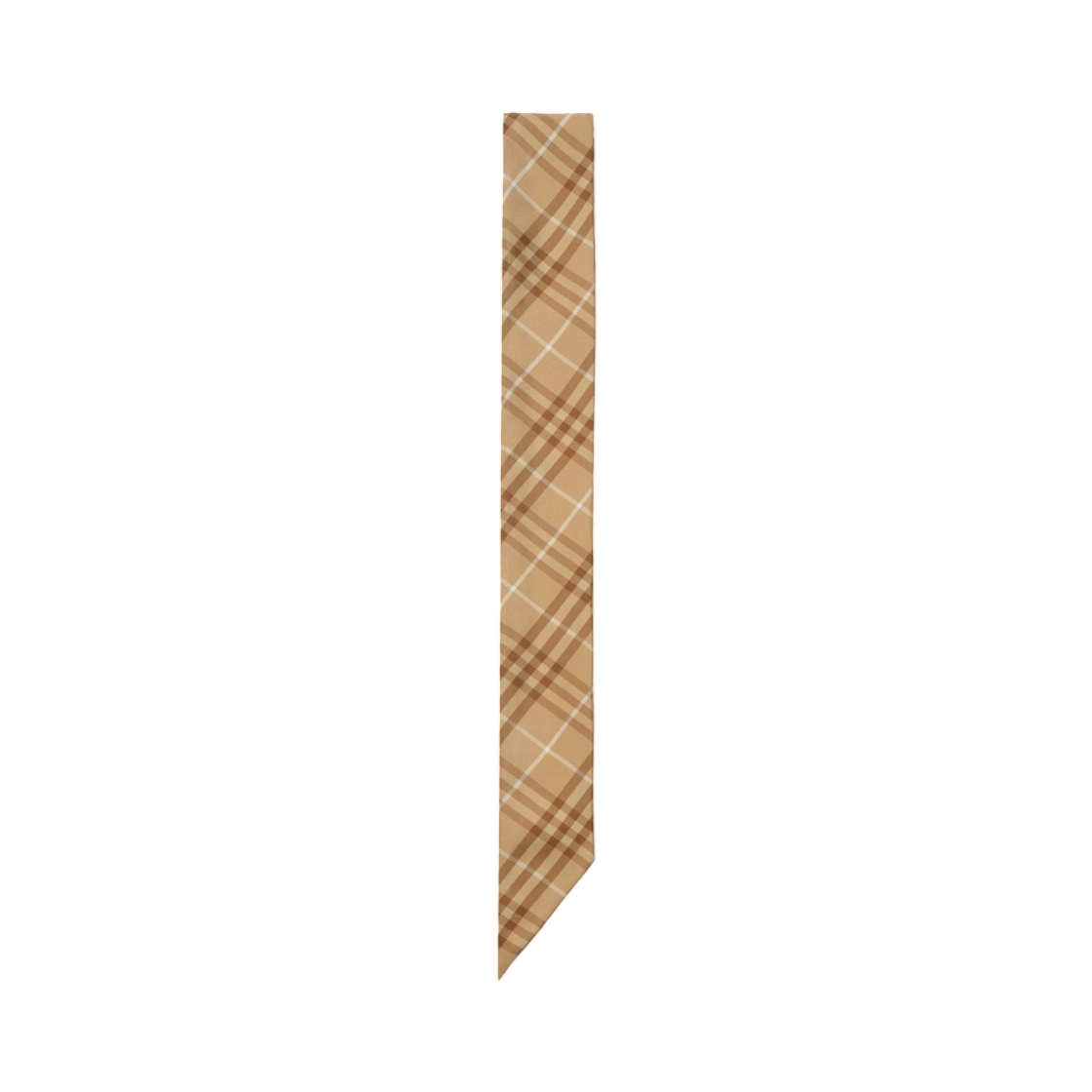 버버리 스키니 아카이브 나이트 실크 스카프 핀치 베이지(Burberry Skinny Archive Knight Silk Scarf Finch Beige) - 2