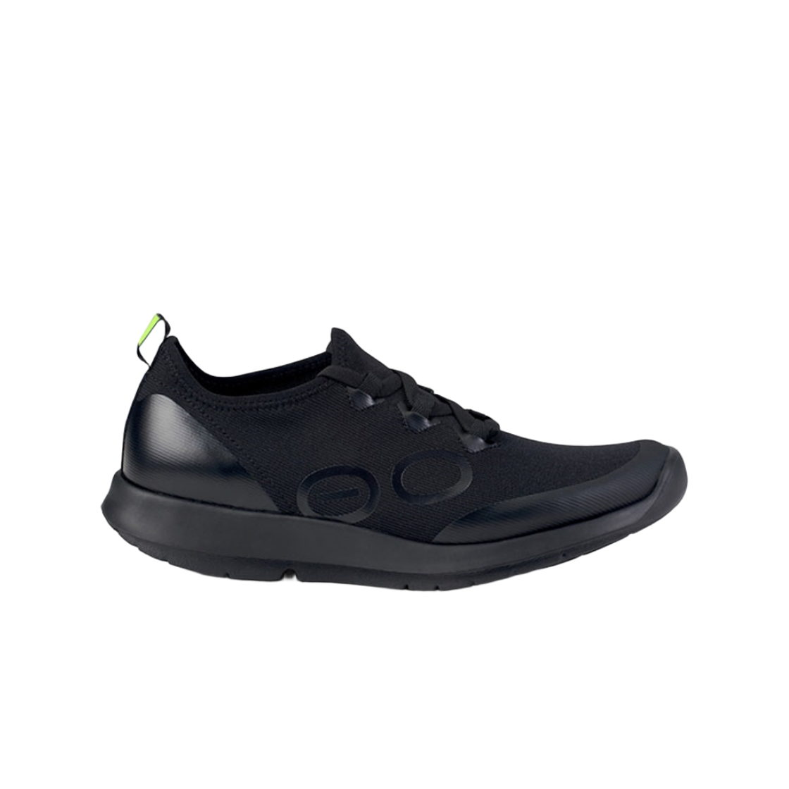 (W) 우포스 우엠지 스포츠 레이스 올 블랙((W) Oofos OOmg Sport Lace All Black) - 1