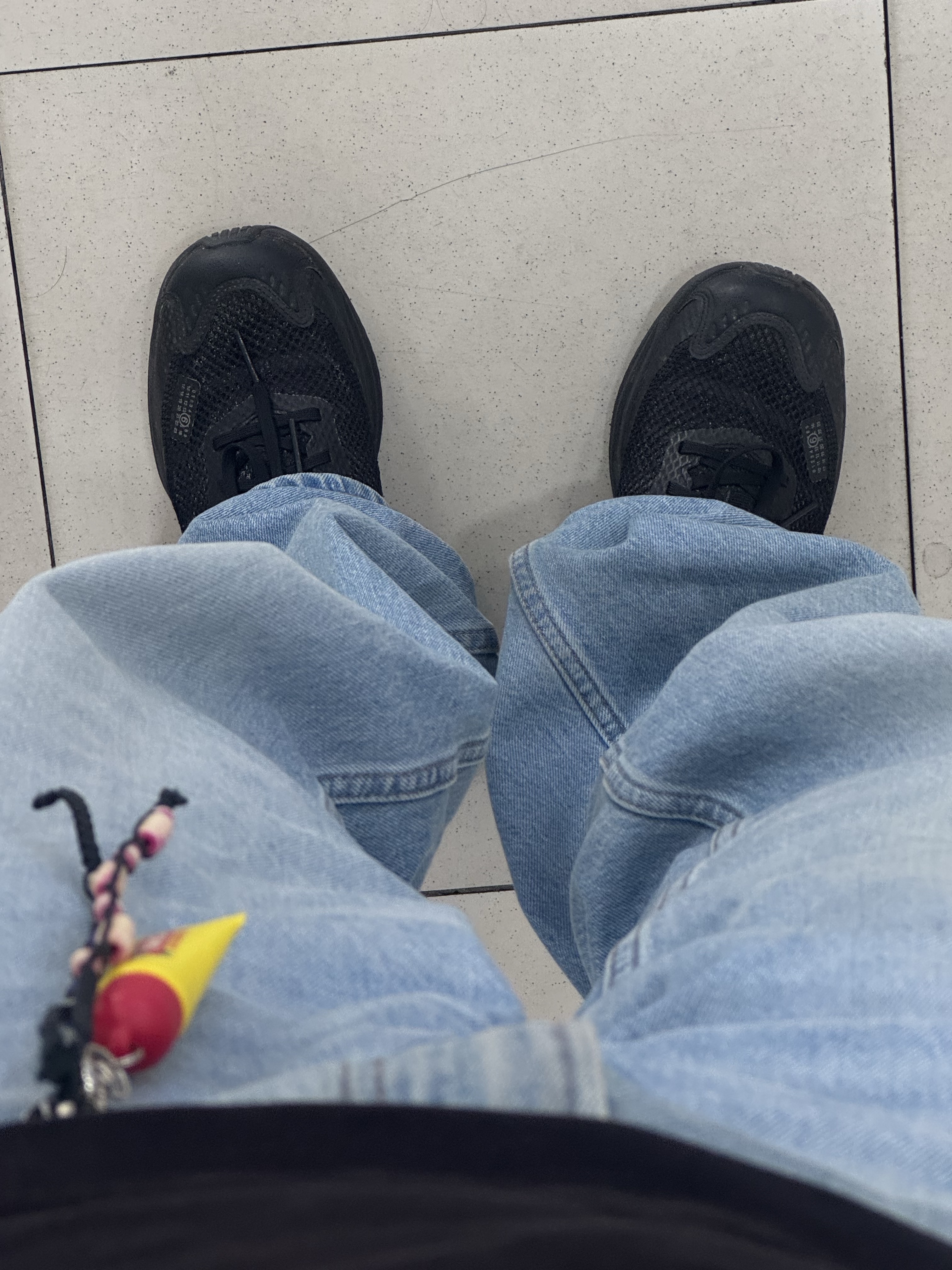 Salomon x MM6 Maison Margiela Spectur 2 Black Pewter 착용 스타일