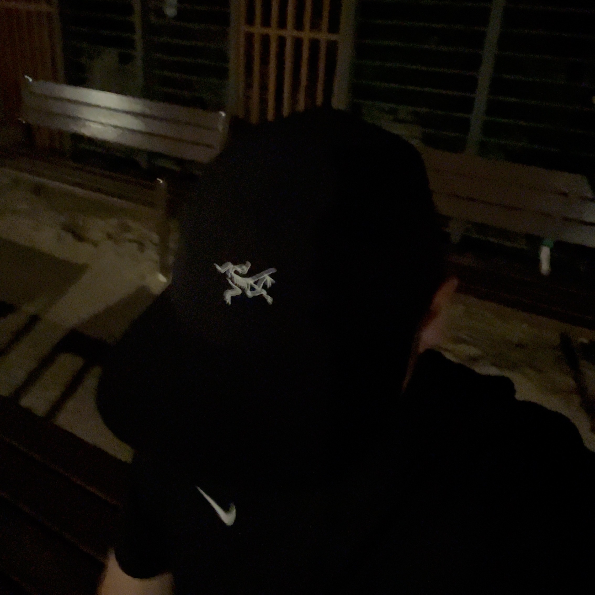 Arc'teryx Gamma 5 Panel Cap Black Arctic Silk 착용 스타일