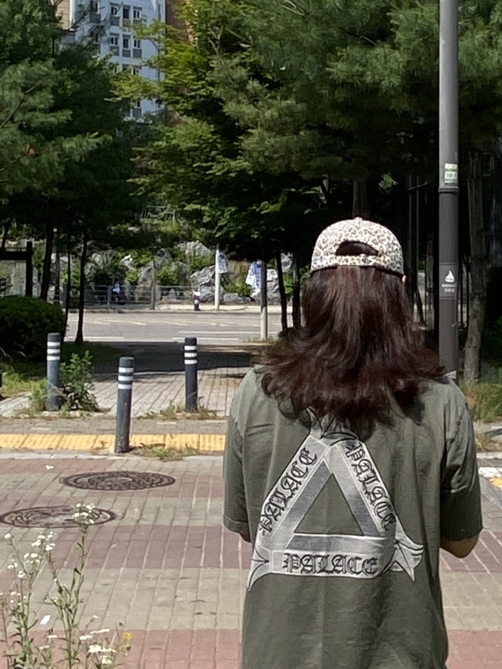 Palace Tri-OG T-Shirt The Deep Green - 24SS, Palace P 6-Panel Cute Leopard - 26SS 착용 스타일