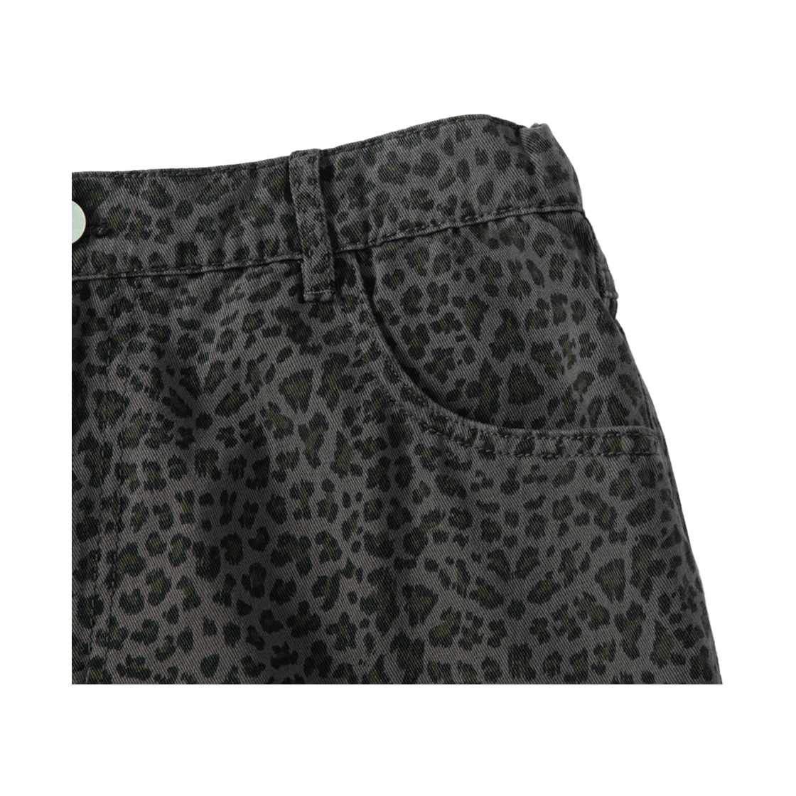 톤슬 워싱 레오파드 버뮤다 팬츠 차콜(TONSIL Washed Leopard Bermuda Pants Charcoal) - 4