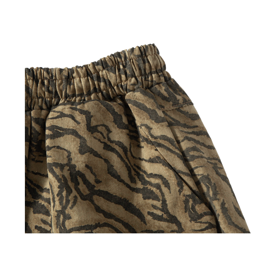 톤슬 타이거 카모 버뮤다 팬츠 베이지(TONSIL Tiger Camo Bermuda Pants Beige) - 4