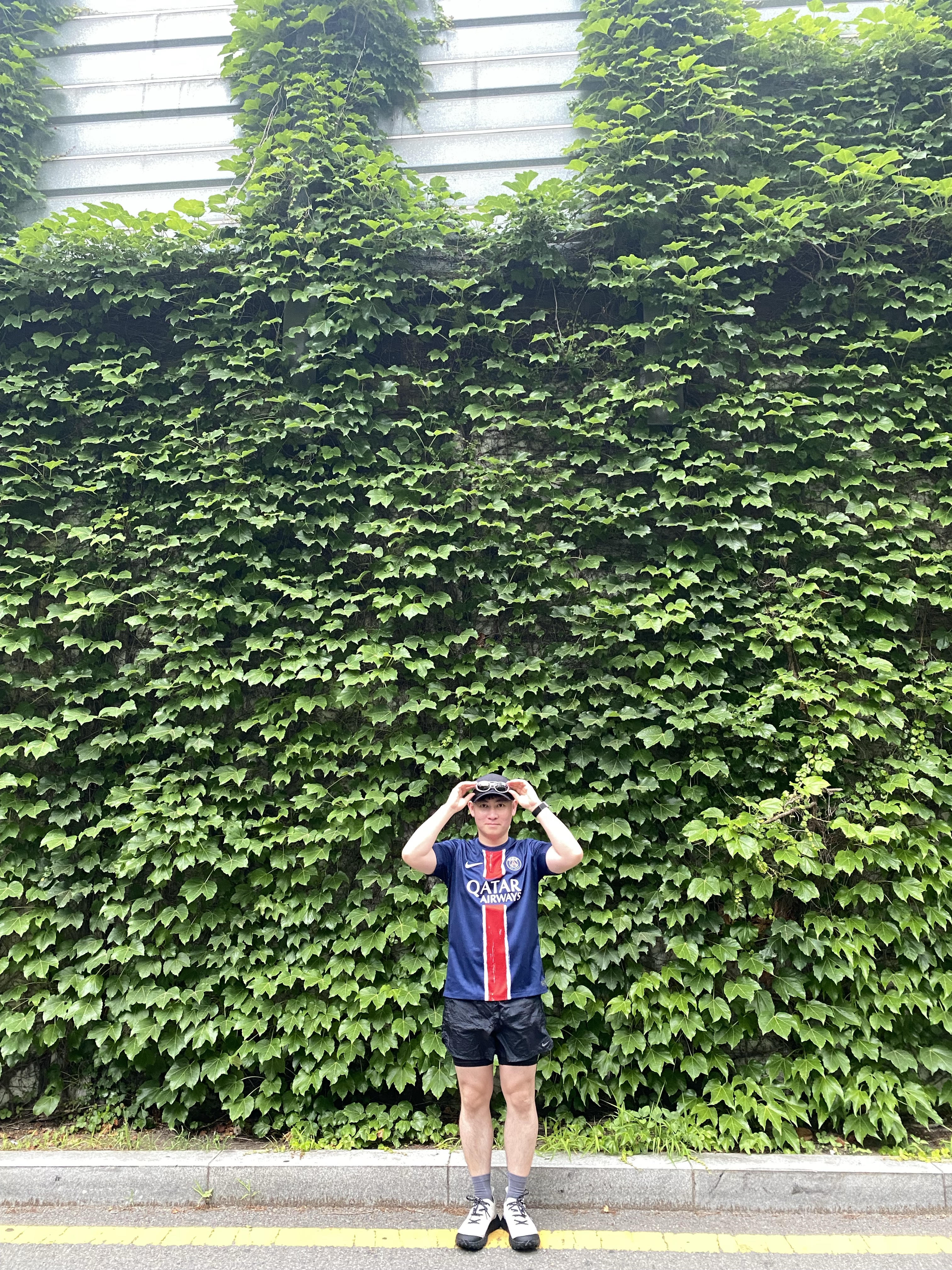 Nike Paris Saint-Germain 2024/25 Dri-Fit Stadium Home Replica Jersey Midnight Navy (Non Marking Ver.), Norda 001/A Cinder 착용 스타일 - 2