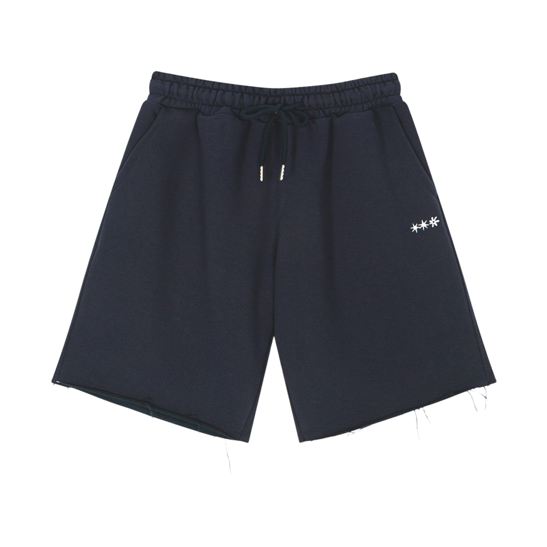 톤슬 로우 엣지 스웻 쇼츠 네이비(TONSIL Raw Edge Sweat Shorts Navy) - 1