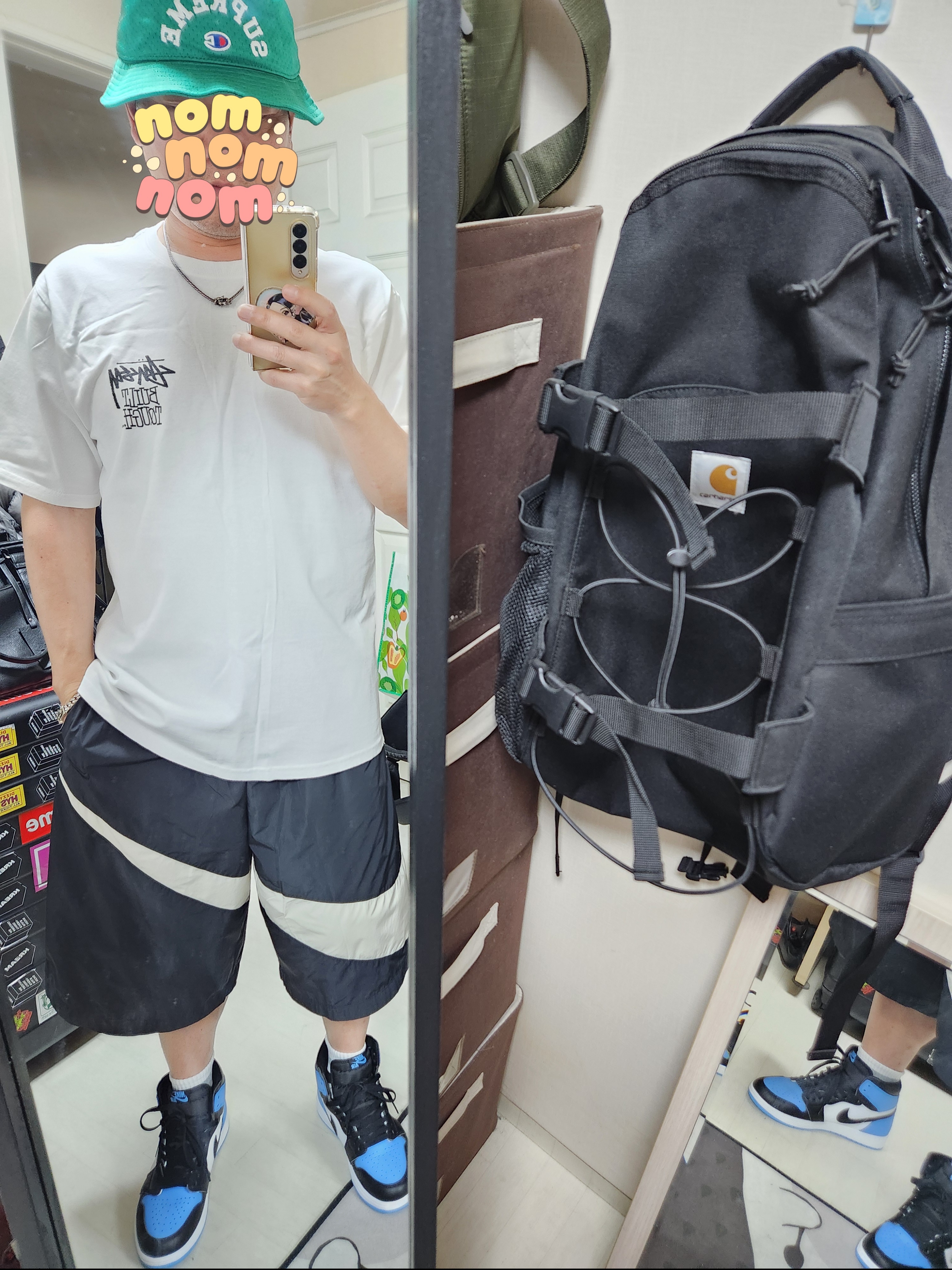 Jordan 1 Retro High OG University Blue, Nike NSW Swoosh Woven Shorts Black - Asia ์ฐฉ์ฉ ์คํ์ผ