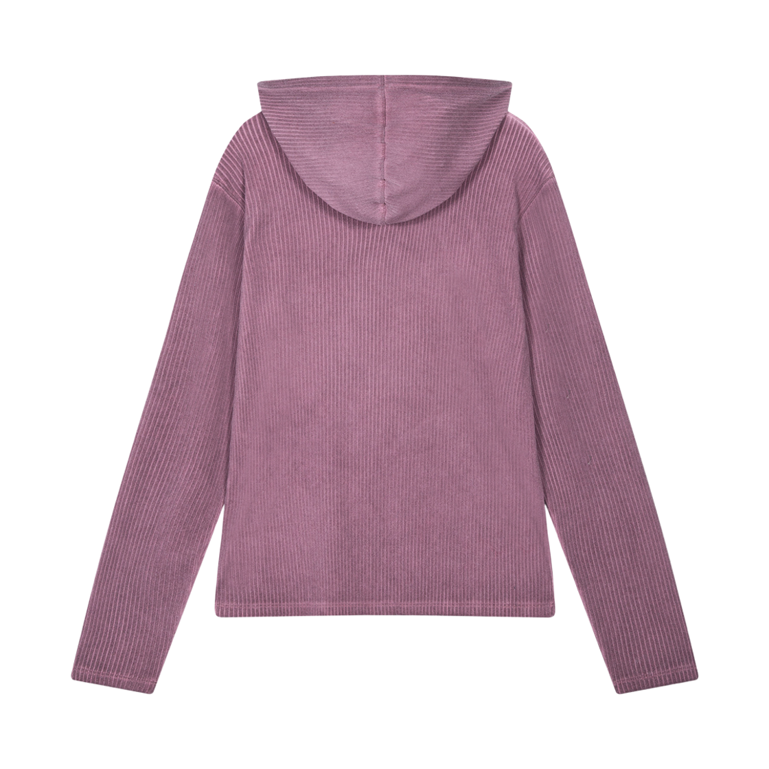 톤슬 더티 워싱 골지 집업 후드 버건디(TONSIL Dirty Washing Ribbed Zip-Up Hoodie Burgundy) - 2