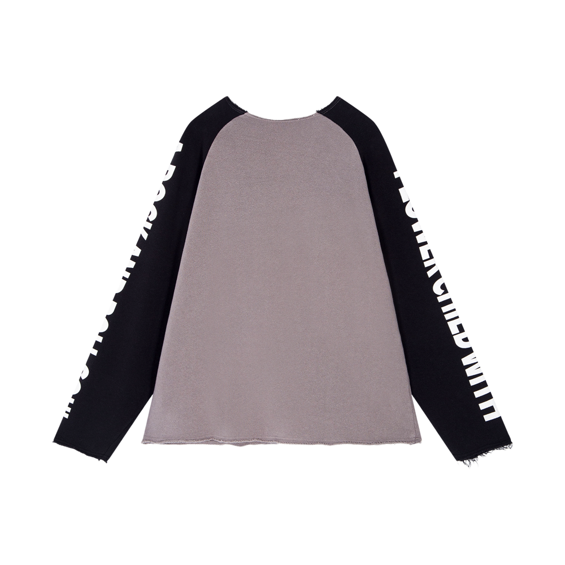 톤슬 그래픽 프린트 나그랑 맨투맨 그레이(TONSIL Graphic Print Raglan Sweatshirt Gray) - 2