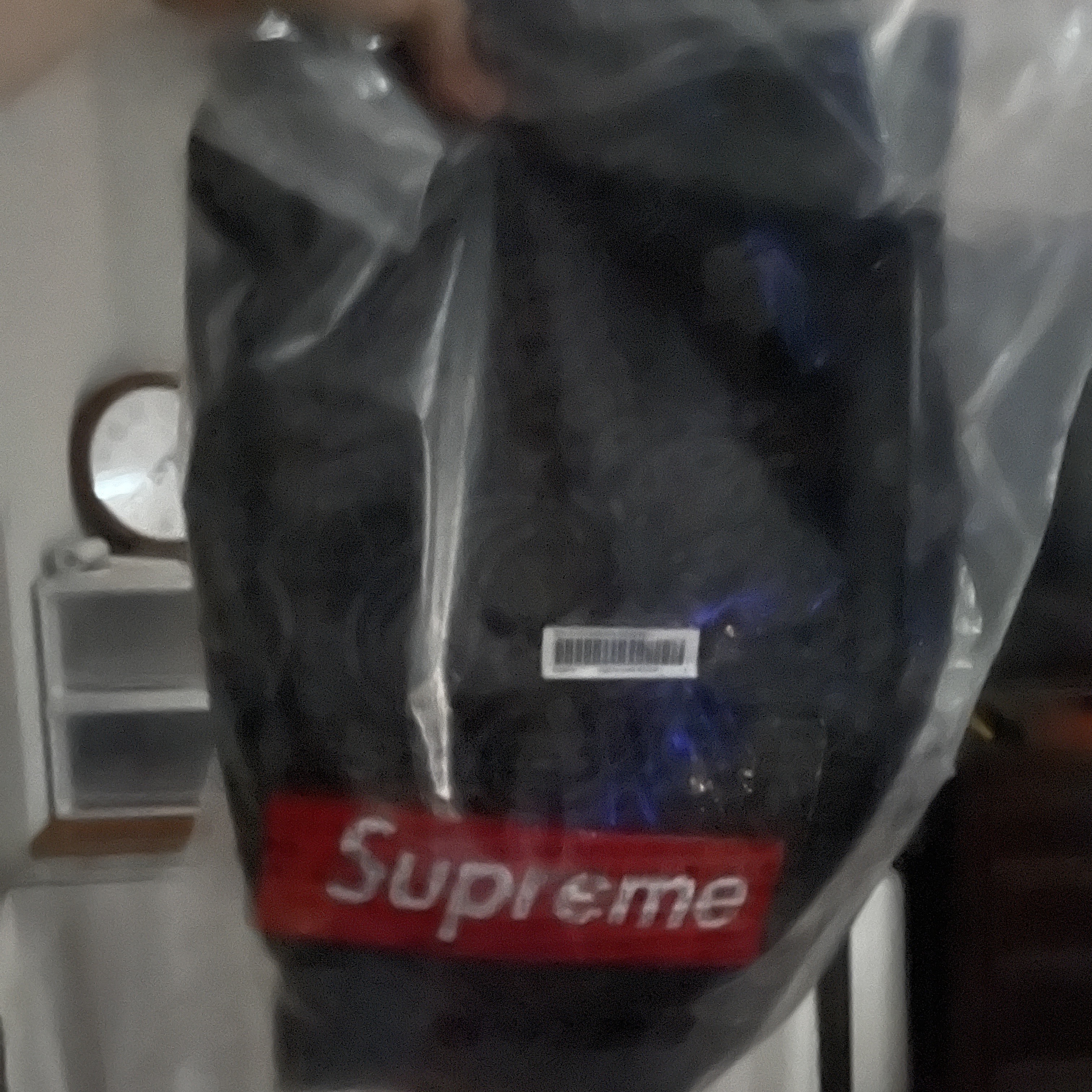 Supreme Reflective Bandana Track Pant Black - 26SS 착용 스타일