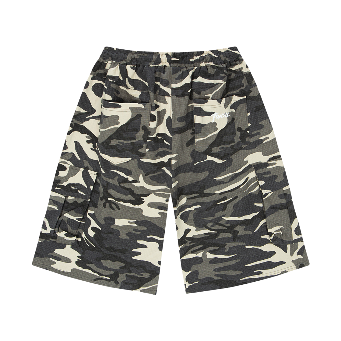 톤슬 립스탑 카모 버뮤다 팬츠 베이지(TONSIL Ripstop Camouflage Bermuda Pants Beige) - 2