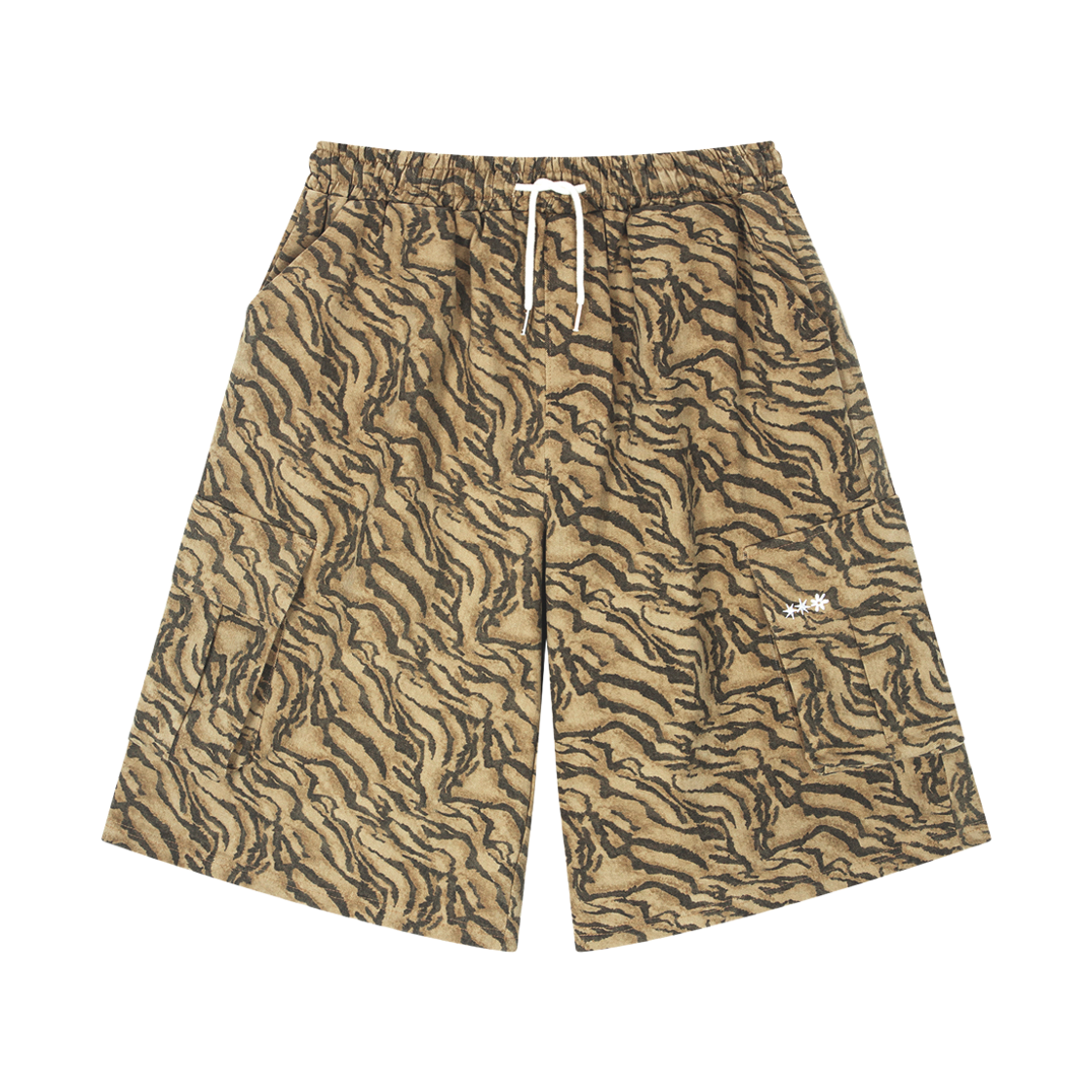 톤슬 타이거 카모 버뮤다 팬츠 베이지(TONSIL Tiger Camo Bermuda Pants Beige)