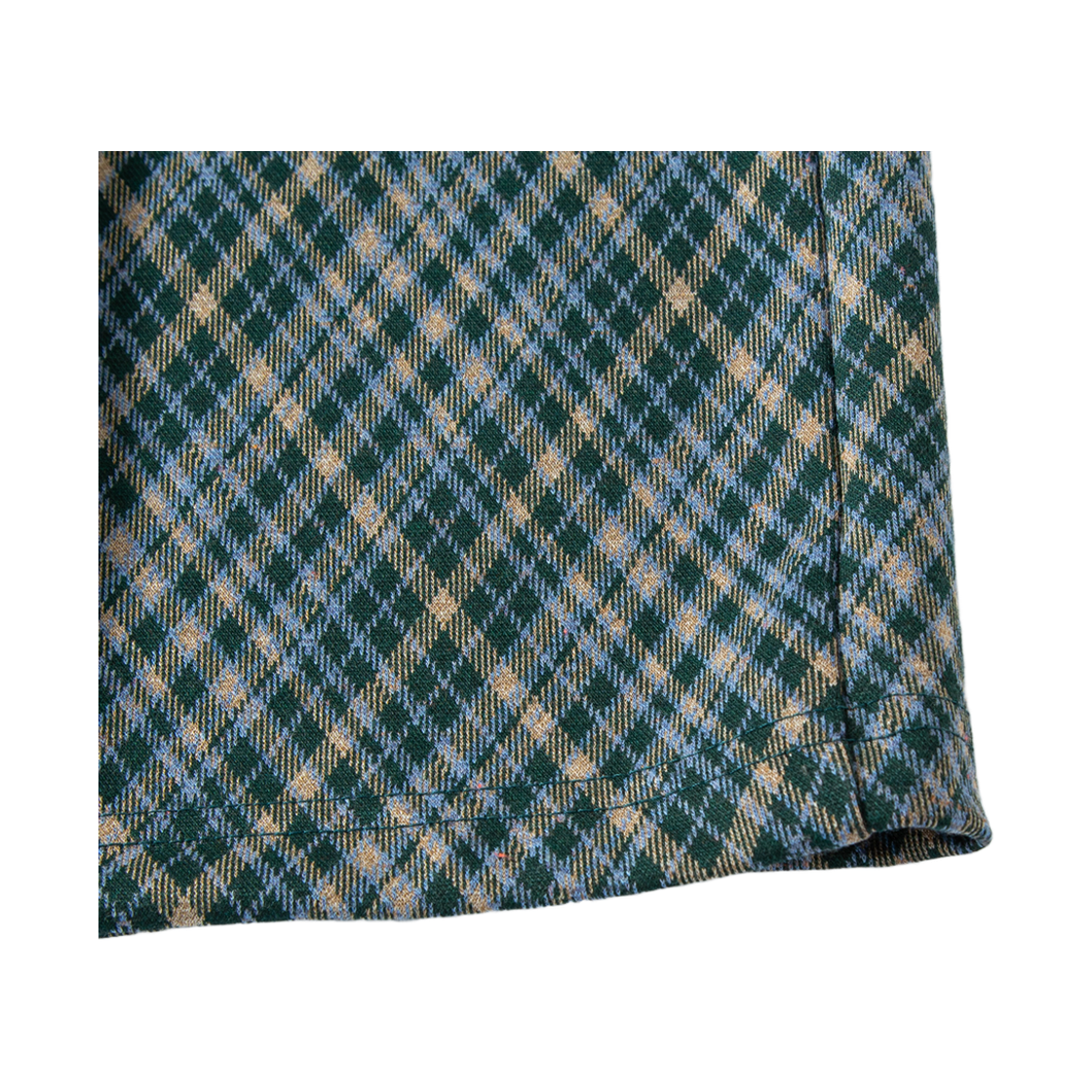 톤슬 빈티지 체크 밴딩 버뮤다 팬츠 그린(TONSIL Vintage Check Banding Bermuda Pants Green) - 5