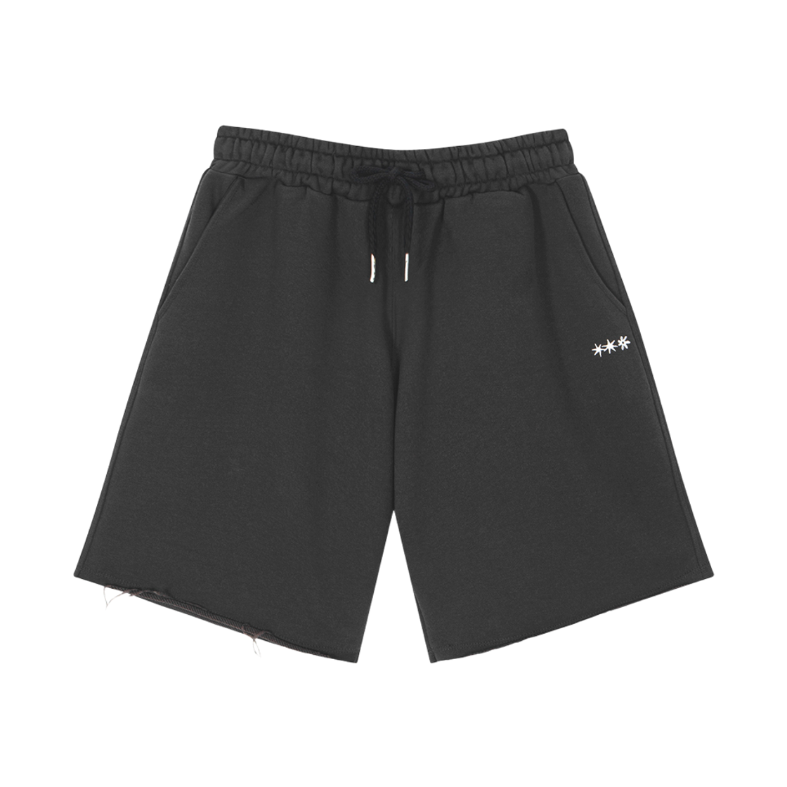 톤슬 로우 엣지 스웻 쇼츠 챠콜(TONSIL Raw Edge Sweat Shorts Charcoal)