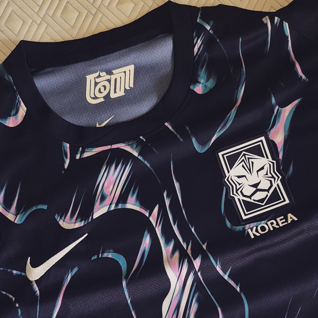 Nike Korea 2023/24 Dri-Fit Stadium Away Replica Jersey Black Pink Glow - Asia (Non Marking Ver.) 착용 스타일