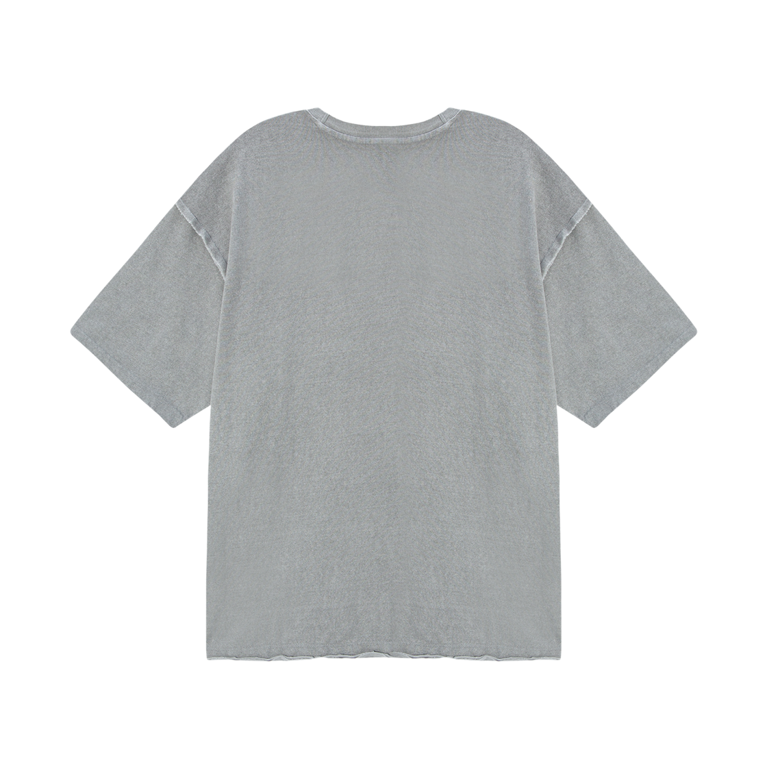 톤슬 피그먼트 컷오프 반팔 티셔츠 그레이(TONSIL Pigment Cutoff Short Sleeve T-Shirt Light Gray) - 2