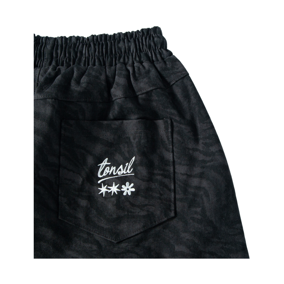 톤슬 타이거 카모 버뮤다 팬츠 블랙(TONSIL Tiger Camo Bermuda Pants Black) - 6