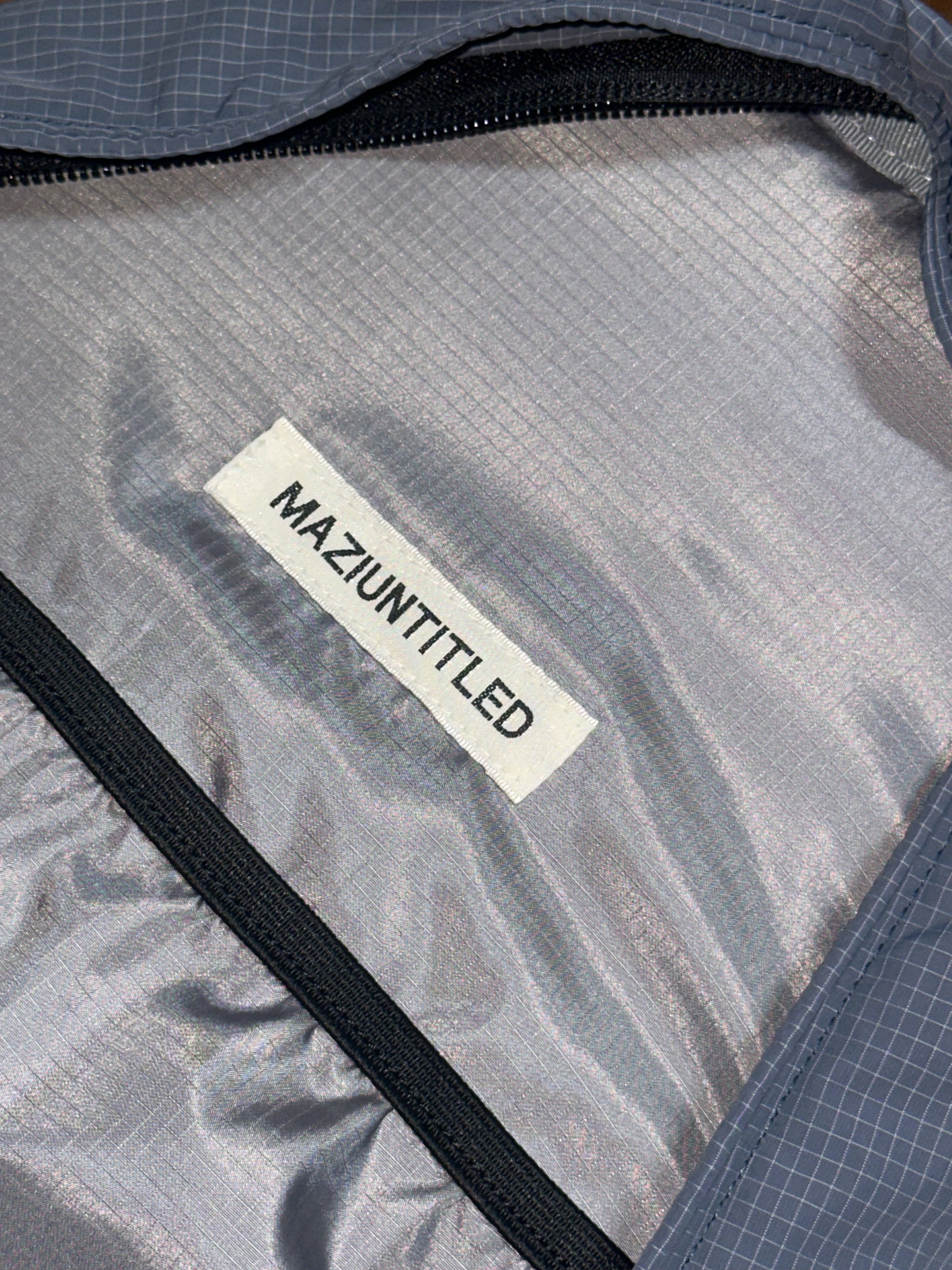 [KREAM 단독] MAZIUNTITLED Roam Pack Dusty Blue, Salomon XT-6 GTX Black Silver 착용 스타일 - 5