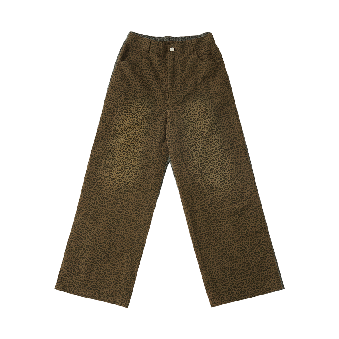 톤슬 워싱 레오파드 밴딩 팬츠 브라운(TONSIL Washed Leopard Pants Brown)