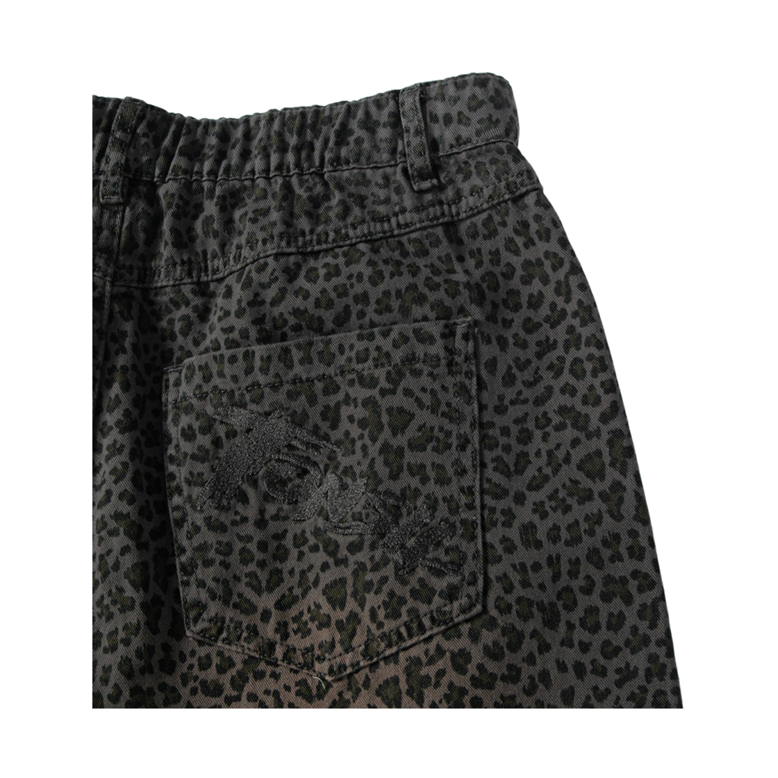 톤슬 워싱 레오파드 버뮤다 팬츠 차콜(TONSIL Washed Leopard Bermuda Pants Charcoal) - 6