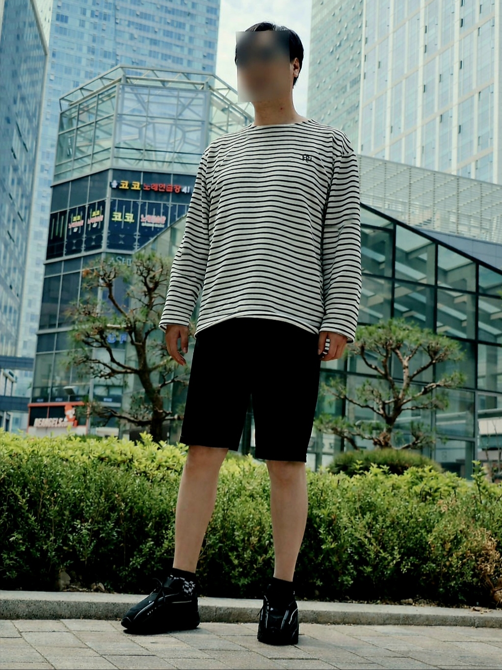 General Idea Woman Long Sleeve Border T-Shirts Navy, Adidas Mad IIInfinity Core Black Carbon 착용 스타일