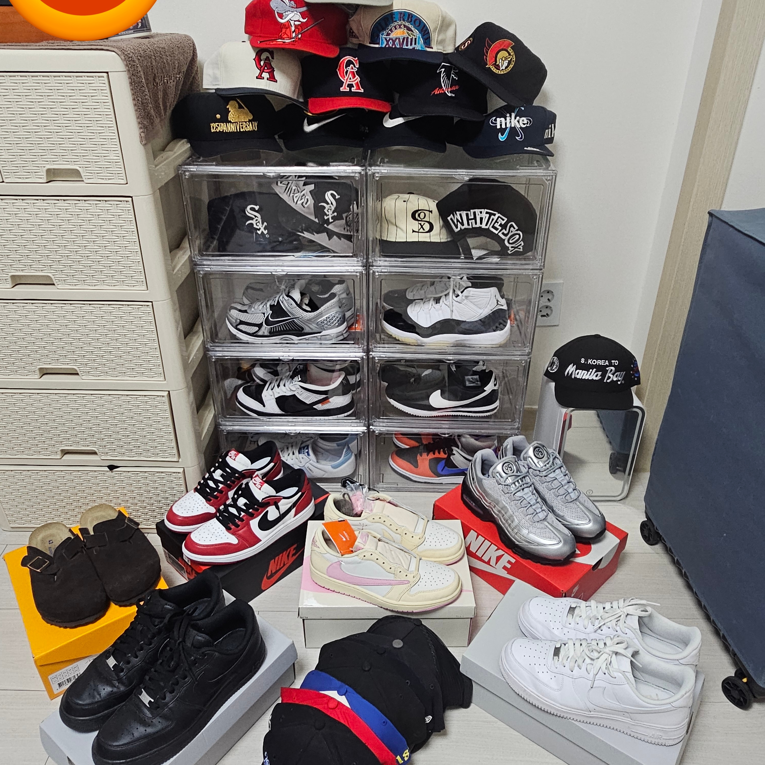 Jordan 1 x Travis Scott Retro Low OG SP Muslin Shy Pink 착용 스타일 - 1