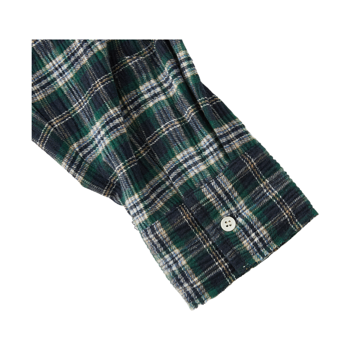 톤슬 데미지 플리츠 오버핏 셔츠 그린(TONSIL Oversized Damaged Pleats Shirt Green) - 5