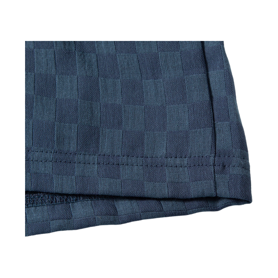 톤슬 체커보드 린넨라이크 버뮤다 팬츠 블루(TONSIL Checkerboard Linen-Like Bermuda Pants Blue) - 5