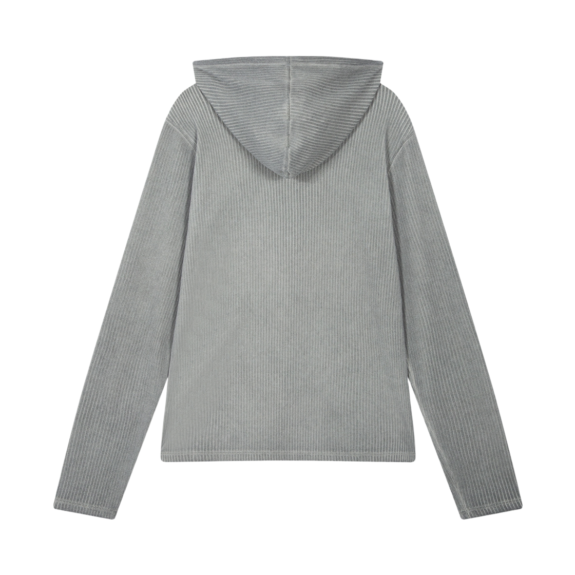 톤슬 더티 워싱 골지 집업 후드 카키(TONSIL Dirty Washing Ribbed Zip-Up Hoodie Khaki) - 2