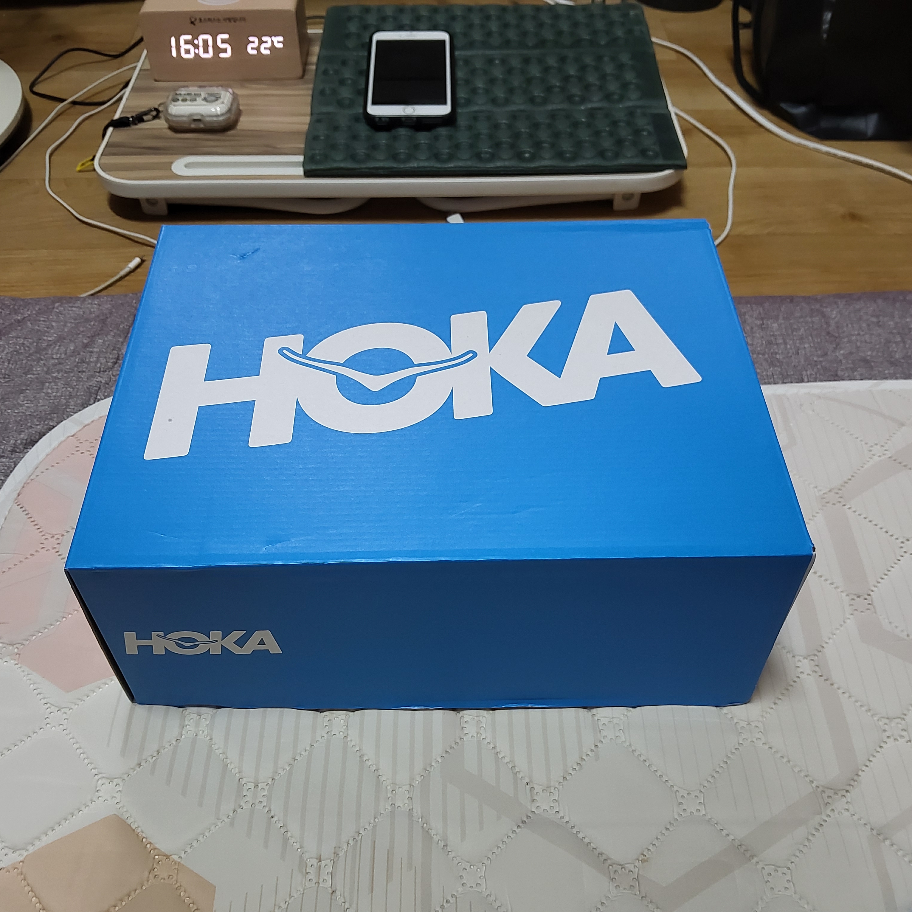 Hoka Mafate Speed 4 Lite Starlight Glow Aster Flower 착용 스타일 - 7