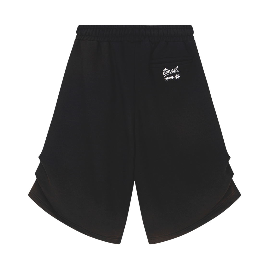 톤슬 핀턱 워싱 롱 버뮤다 팬츠 블랙(TONSIL Pin-Tuck Washed Long Bermuda Pants Black) - 2