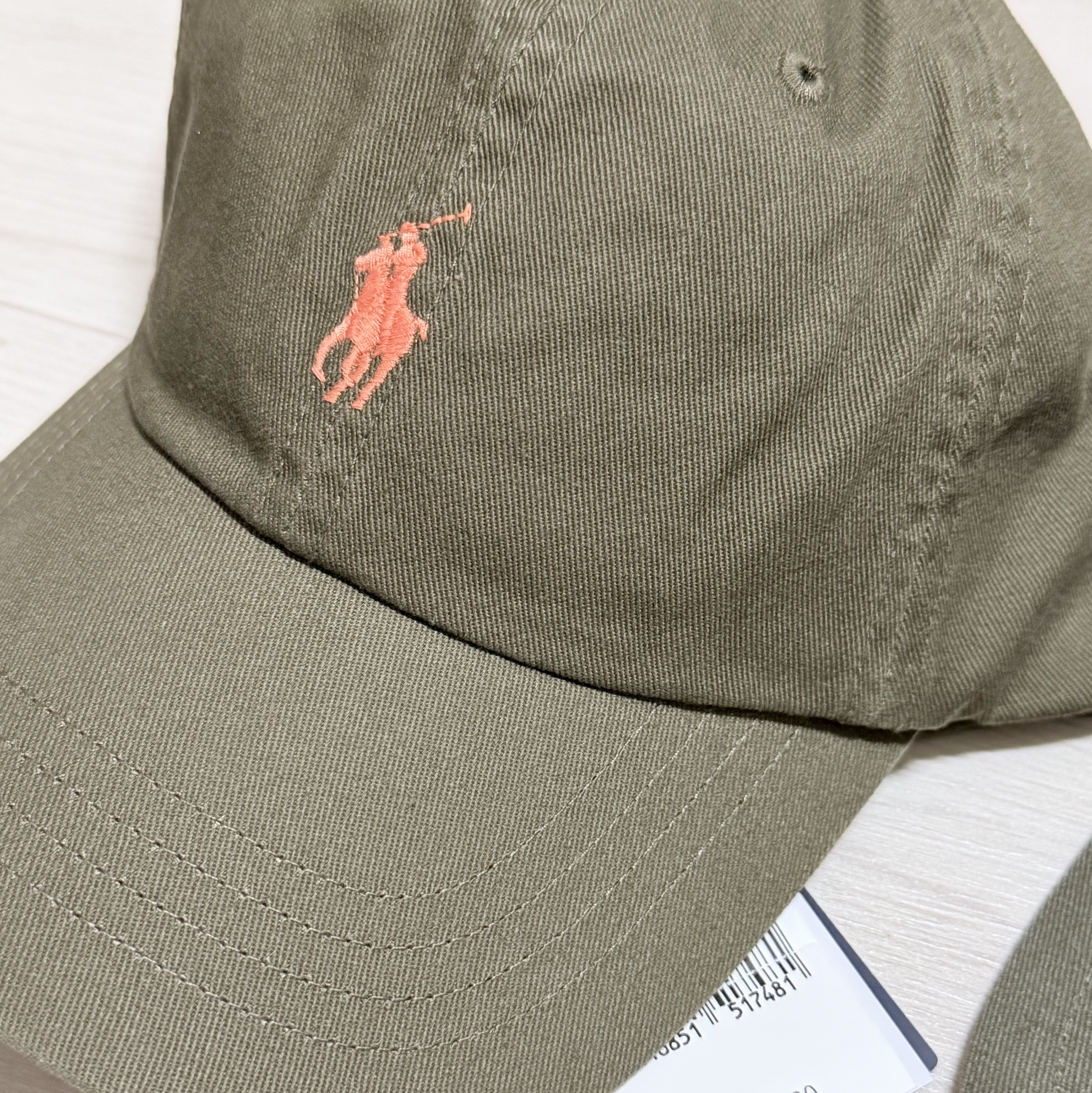 [10%적립] Polo Ralph Lauren Cotton Chino Ball Cap Canopy Olive - 26SS 착용 스타일