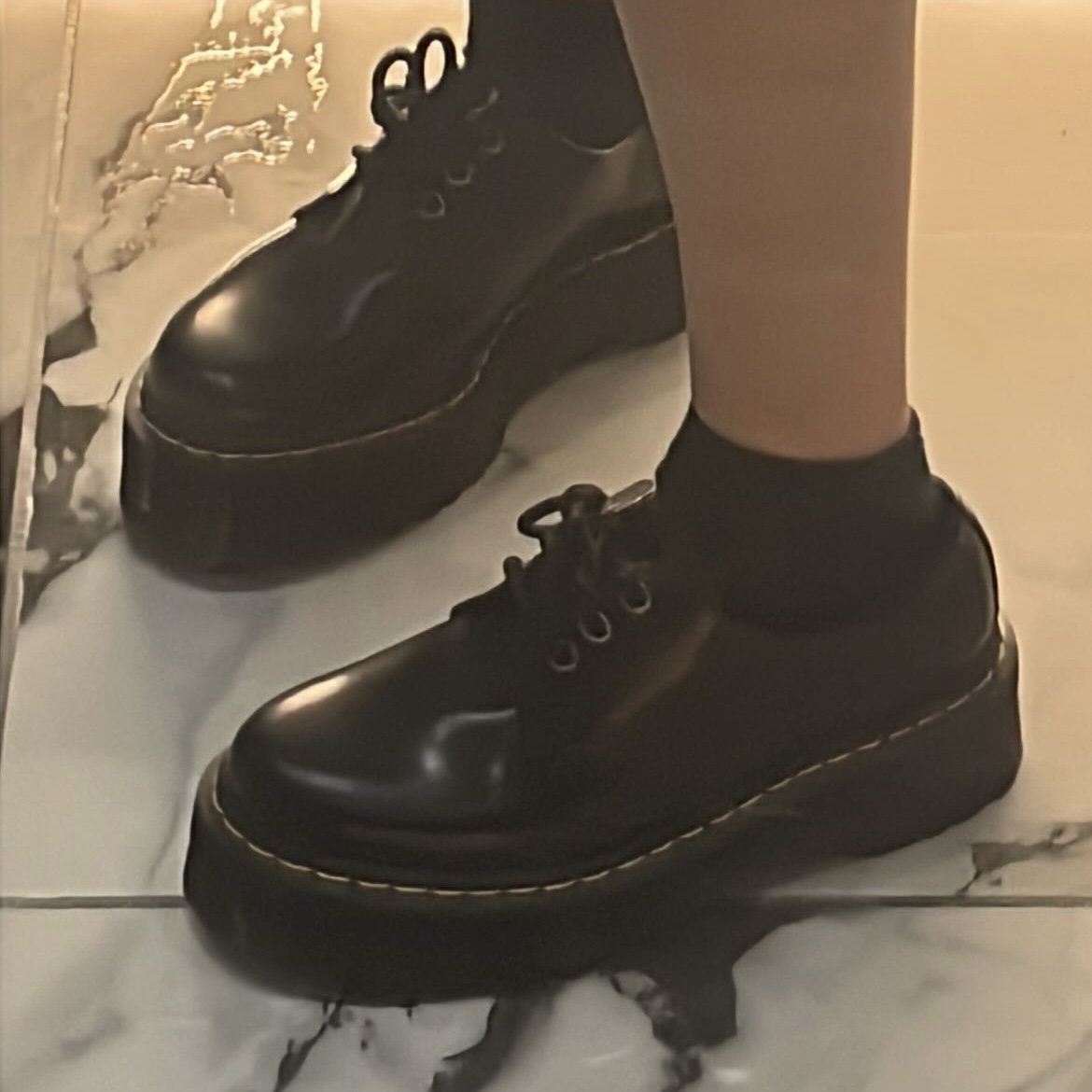 Dr. Martens 1461 Quad Black 착용 스타일