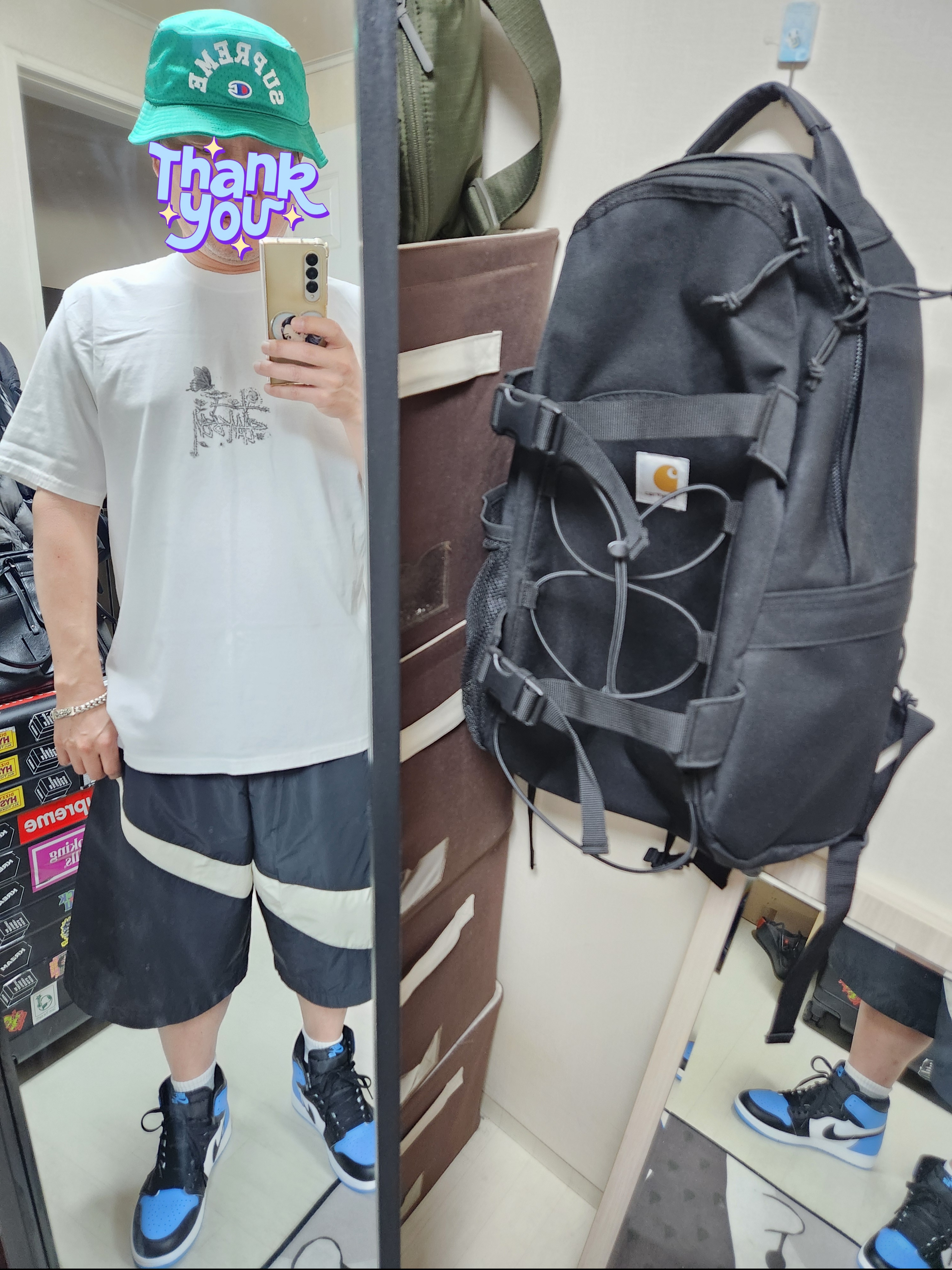 Jordan 1 Retro High OG University Blue, Nike NSW Swoosh Woven Shorts Black - Asia ์ฐฉ์ฉ ์คํ์ผ