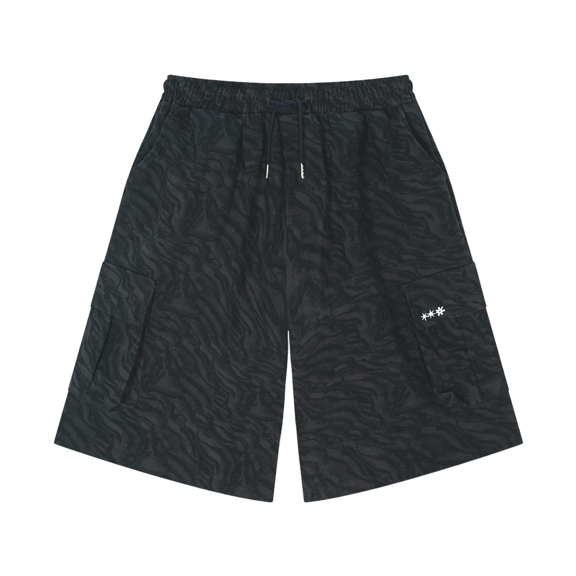 톤슬 타이거 카모 버뮤다 팬츠 블랙(TONSIL Tiger Camo Bermuda Pants Black)