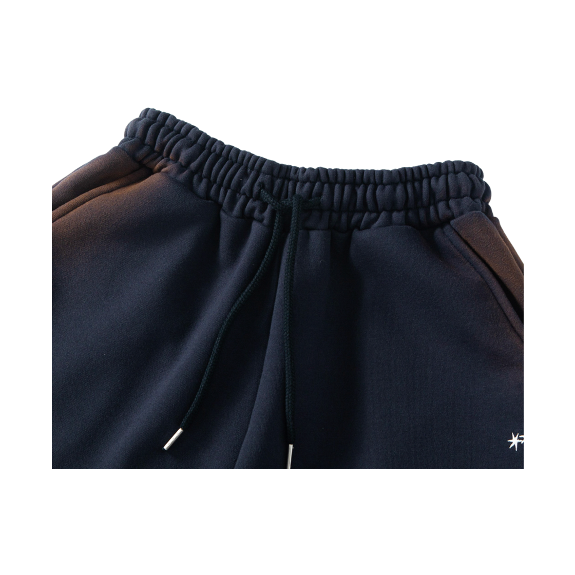 톤슬 핀턱 워싱 롱 버뮤다 팬츠 네이비(TONSIL Pin-Tuck Washed Long Bermuda Pants Navy) - 3